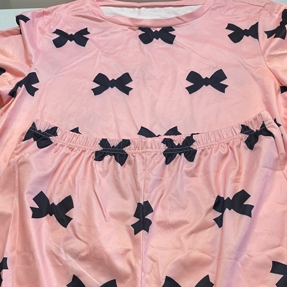 Pink Bow women’s Pajamas